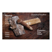 Stonemason tool business card