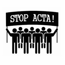 Stop ACTA Acrylic Cut Out