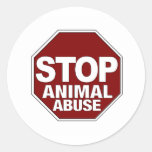 Stop Animal Abuse Sticker