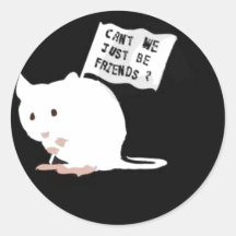 Stop Animal Testing! Round Sticker