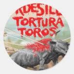 Stop Bull Fighting! Sticker