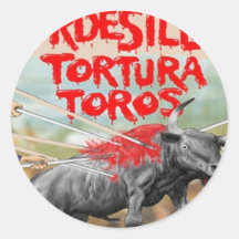 Stop Bull Fighting! Sticker