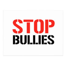 STOP BULLIES POST CARD