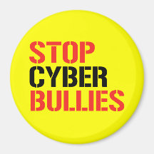 STOP CYBER BULLIES FRIDGE MAGNETS