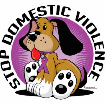 Stop Domestic Violence Dog Cut Outs