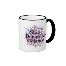 Stop Domestic Violence Lotus Coffee Mug