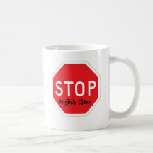 STOP  English Class, Coffee Mugs