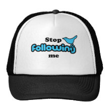 Stop following me hats
