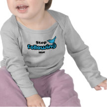 Stop following me t-shirts