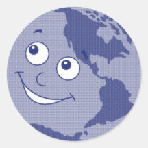 Stop Global Warming Round Sticker