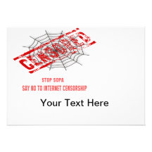 Stop Internet Censorship Custom Announcement