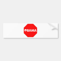 STOP OBAMA BUMPER STICKER