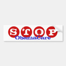 Stop ObamaCare Bumper Sticker