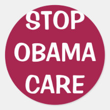 STOP OBAMACARE STICKERS