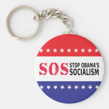 Stop Obama's Socialism - SOS Key Chains