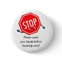Stop Please Wash Button