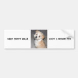 STOP PUPPY MILLS - ADOPT A RESCUE PET BUMPER STICKERS