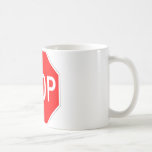 Stop Sign Customisable Mugs