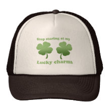 STOP STARING AT MY LUCKY CHARMS T-shirt Mesh Hats