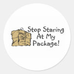 Stop Staring At My Package Stickers