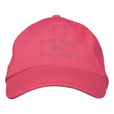 Stop the war in Myraq! Embroidered Baseball Cap