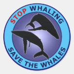 Stop Whaling Save The Whales Sticker