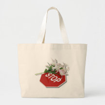 StopSignFlowers051409shadow Bags