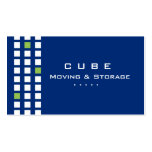 Storage Business Card Box Blue White Green