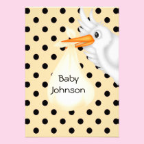 Stork Baby Shower  Invitation invitations
