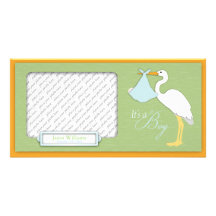 Stork Boy Photo Card