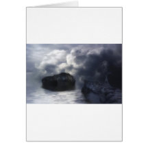 Stormy Night at Sea Greeting Cards