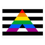 STRAIGHT ALLY PRIDE POST CARD