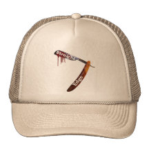 Straight Edge Straight Razor Mesh Hat
