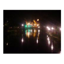 Strasbourg by night carte postale