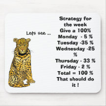 Strategy for the week Give a 100% Mouse Mat