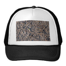 Straw Hay Background Texture Mesh Hat