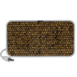 Straw Rattan Pattern Doodle Speakers