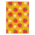 Strawberries & Flowers Cards