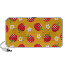 Strawberries & Flowers Travel Speakers