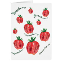 Strawberries cards