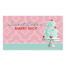 Strawberry Cake Business Card 2