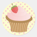 Strawberry Chocolate Round Stickers