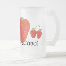 Strawberry Festival Frosted Mug