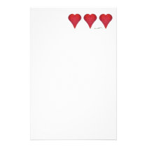 Strawberry Hearts stationery