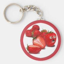 Strawberry Shock Key Chain