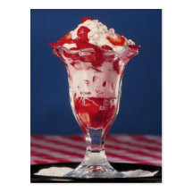 Strawberry Sundae Postcards