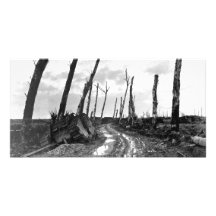 Street Corner in Poelcapelle Belgium 12/19/1918 Photo Card Template