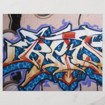 Street Graffiti Art Full Colour Flyer