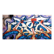 Street Graffiti Art Photo Greeting Card