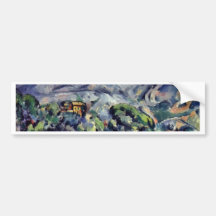 Street In Front Of The Mountain Sainte Victoire Bumper Stickers